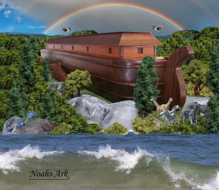 Noahs Ark Diorama made by the, Noahs Ark Model Store